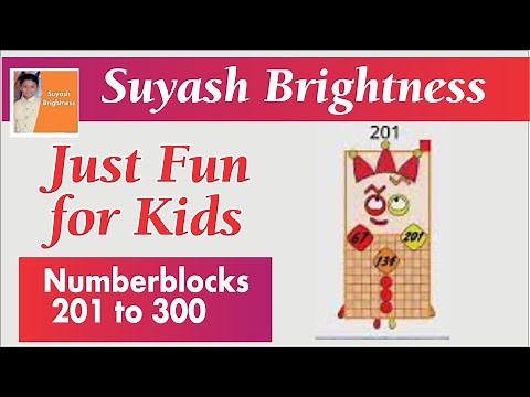 Number blocks band 201 to 300