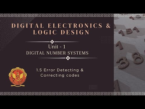 1.5 Error Detecting & Correcting codes | EE403 |