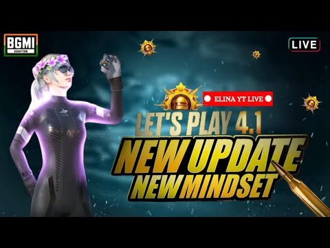 Elina gaming live🎮FULL RUSH MODE👿!Team Code On! bgmi live 🔥!