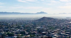 Cubre inversión térmica el cielo de Chihuahua  ​​​​​​​