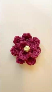 Beginner Crochet Project Tutorials (How To Make A Flower) #crochet #project #howto #diy #tutorial