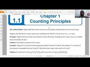 Counting Principles: Addition and Multiplication: Discrete mathematics & Graph theory