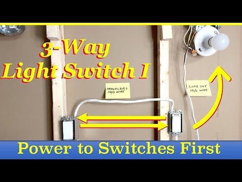 Simple Method of Wiring a 3 Way Light Switch - Part I