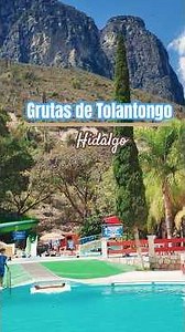 Paradise continues! 💙 Discovering the spring and pools of Grutas de Tolantongo 🌊🏞️
