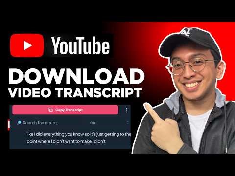 How to Download YouTube Transcript from Any Video (in 36 Seconds)