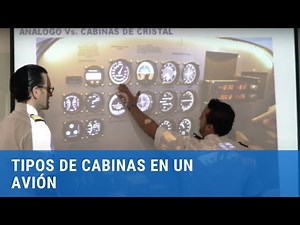 TIPOS de CABINAS en un AVIÓN | Cabinas ANÁLOGO, Cabina de CRISTAL.