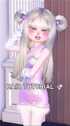 Hair Tutorial! 🫧 #dti #dresstoimpress #dtihacks #dtitutorial #dtioutfits