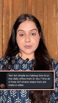 Everyday Office Makeup look | Quick & professional office Makeup Tutorial #officemakeuplook #foryou