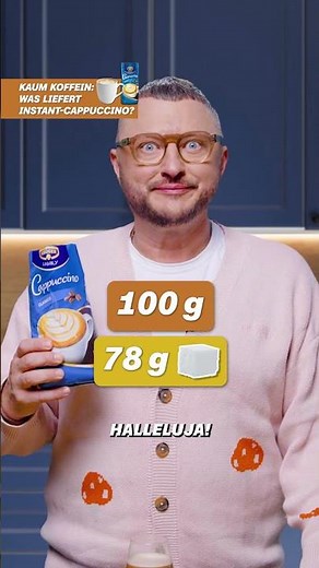 Hardly any caffeine: What does instant cappuccino deliver?