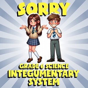 Integumentary System SORRY Science Game - No Prep Grade 6 Review