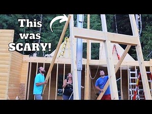 This FELL // Couple Builds Log Cabin Kit Home - Ep. 44