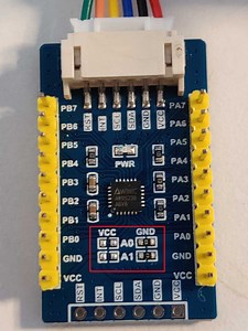 I2C Adresse für IO Extension Board AW9523B "einstellen"