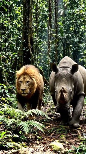 #wildlife #rhyno #lion #wildanimals #youtubeshorts #cute #animals