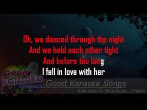I Saw Her Standing There - The Beatles ( Karaoke Lyrics )