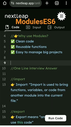 😎Modules(import/export) ES6 In JavaScript