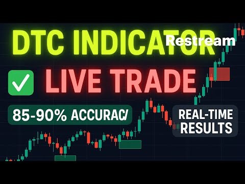 💥LIVE TRADES Using DTC Indicator | 90% Accuracy? Real-Time Results Revealed!