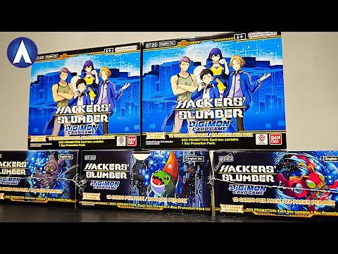 *NEW* CYBER SLEUTH SET!!! BT23 Hackers Slumber Opening & Unboxing | Digimon Card Game TCG