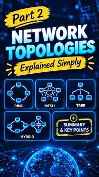 Network Topology (Part 2 Explained) #computernetworks #cse #computerscience #isro #computernetworks