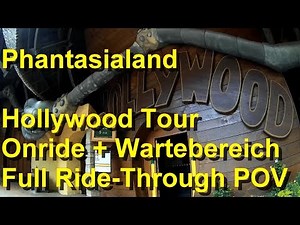 Hollywood Tour On Ride - Phantasialand 2018 (POV / HD) – Dark Ride Phantasialand Hollywood Tour 2018