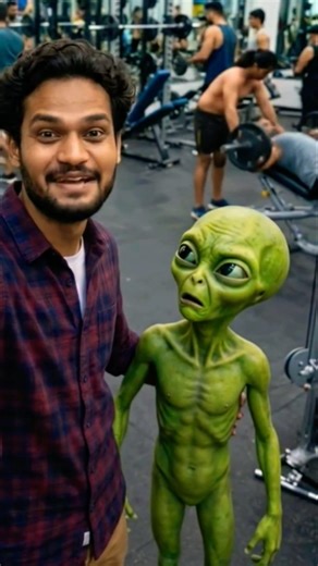 Alien Dost Failed in the Gym 😂💪👽 #AlienDost #ComedyShorts #GymFail #ViralShorts #Shorts