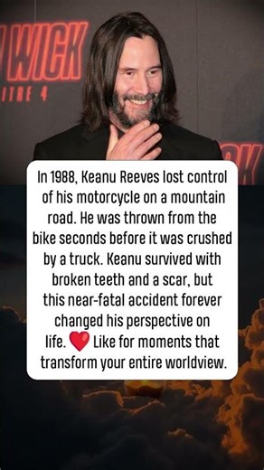 🎬 Keanu Reeves' Motorcycle Crash #news #hollywood #Cinema #history