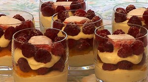 Raspberry trifle