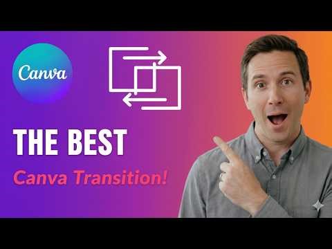 The Best Canva Transition (Step-by-Step Tutorial)