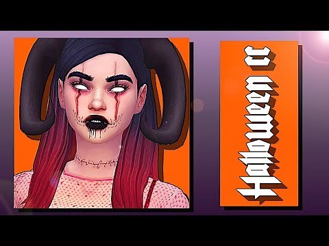 The Sims 4 | 🎃 HALLOWEEN CC SHOWCASE 🎃 | Custom Content Showcase + Links