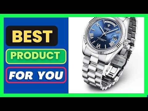 CADISEN Men's Mechanical Watches Luxury Meteorite Dial