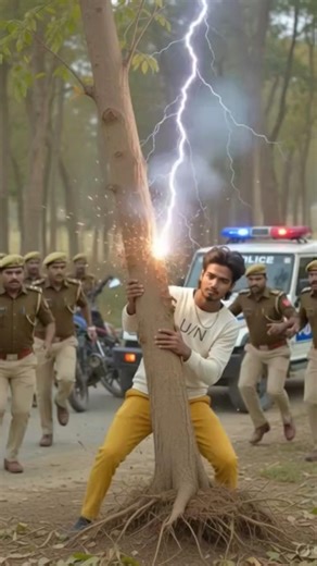 पेड़ उखड़ी नहीं थी तब तक बिजली गिर गई🌳😱#viralvideo #vbloger #youtubeshorts #ytshorts #ai #shorts
