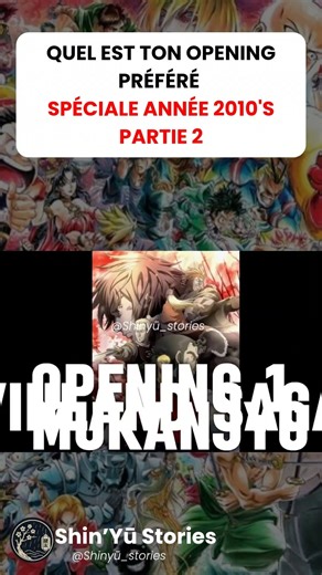 Ton opening préféré des années 2010 ?