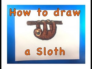 How to draw a Sloth