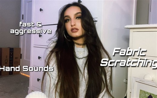 ASMR - Fast & Aggressive Fabric Scratching and Hand Sounds