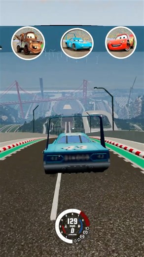 Qual do personagens do filme carros vai Chegar mais longe?