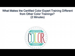 Certified Color Expert Training - What Makes this Color Certification Class Different?
