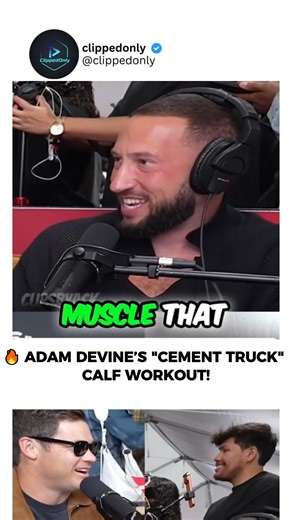 Clipped Only | Best Clips & Podcasts on Instagram: "Comedian Adam DeVine is officially setting the record straight on his insane calf muscles! 🦵💪 On the @ImpaulsiveShow, Adam jokes that when people ask him what he does for a workout, he tells them the honest truth: he got hit by a cement truck when he was 11. While he jokes that it's a great way to get shredded calves because there's "no skin or fat" left, the boys recognize the absolute miracle of his survival after being dragged 500 feet! 🏥
