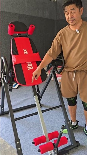 Routine HNP herniated disc therapy using Velomax inversion table