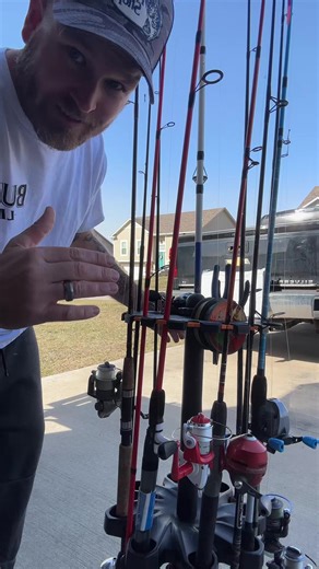 16-Pole Fishing Holder: Storage Made Easy