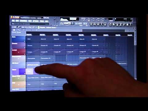 FL Studio MultiTouch functionality on MIMO Magic Touch USB monitor ...