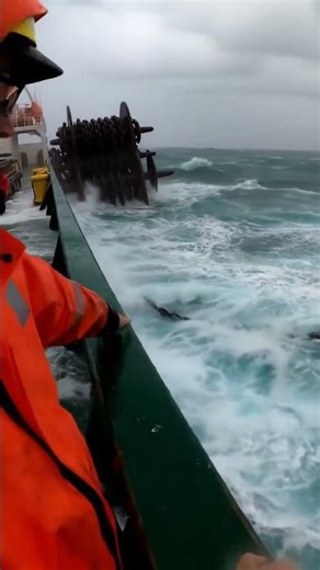 Wait for the chain to hit the water... 🤯 #waitforit