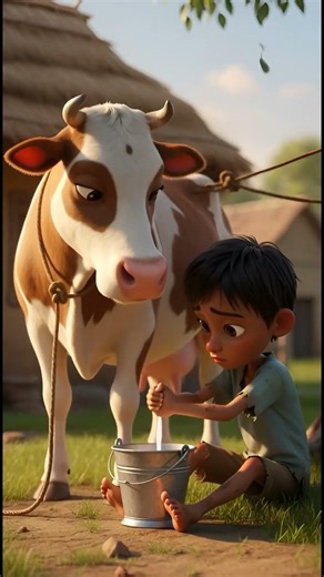 Poor Boy Saves Crying Baby | Heart Touching 3D Cartoon Story #poorboy #sad #cartoon