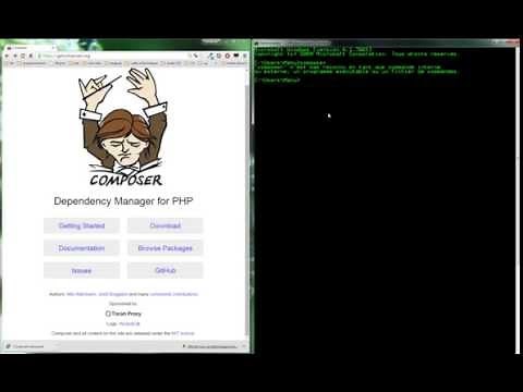 tools - 001 - Installer Composer et le mettre à jour sous Windows