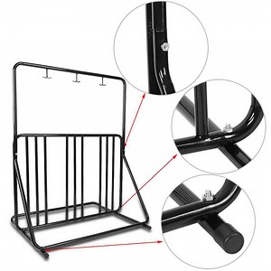 [Hot Item] Gird Display Bicycle Parking Rack with Helmets Hook