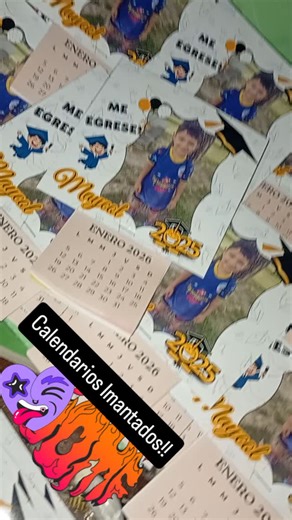 DinoCreaciones on Instagram: "Calendario personalizados Imantados !!"