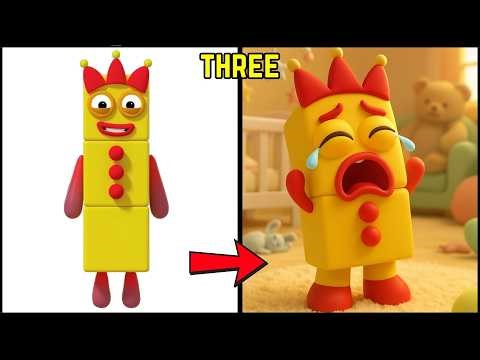 🔢 Numberblocks Reimagined as Babies 👶🍼 | A Cute & Playful Math Adventure for Kids!