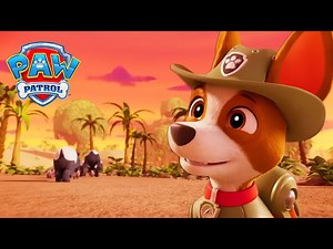 Tracker Escapes a Stampede! 🐘 | Valiente - A Tracker Story | PAW Patrol | Cartoons for Kids - Videos For Kids