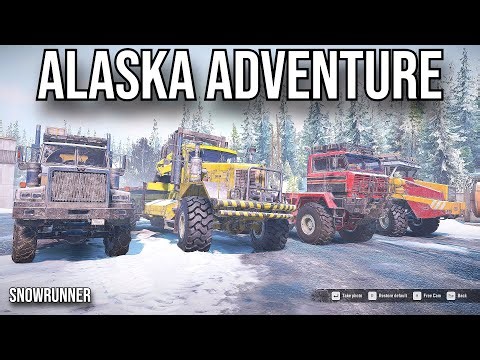 ALASKA WINTER ADVENTURE | SNOWRUNNER | NO COMMENTRY | WEEKEND SNOWRUNNER