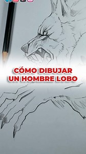 Cómo dibujar un Hombre Lobo 🐺 | Cornspiration