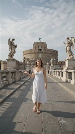 Castel Sant'Angelo 🇮🇹 | Rome's Historic Castle from Above ✨ | Emma Grace