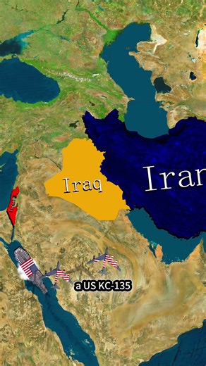 What in the world caused that mysterious crash of the US military’s strategic KC-135 #usa #iran #israel #iran🇮🇷 #news